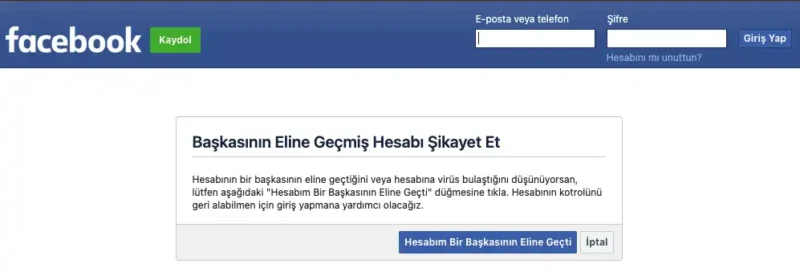 Çalınan Facebook Hesabı Nasıl Geri Alınır?