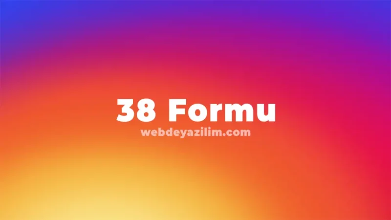 Instagram 38 Formu ile Hesap Kurtarma