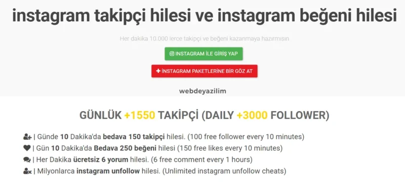 Instagram Beğeni Hilesi Şifresiz Olarak Nasıl Yapılır?