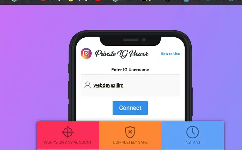 Instagram kapalı hesapları görme sitesi