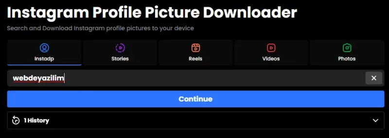 Instagram Profil Fotosu İndirme