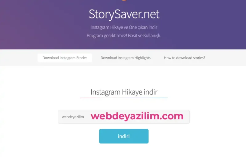Instagram öne çıkanlar indirme nasıl yapılır?