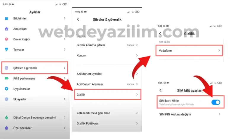 Xiaomi PIN Kodu Kaldırma İşlemi