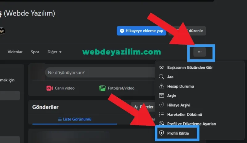 Facebook Profil Kilitleme Nasıl Yapılır?
