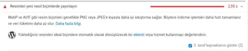 WebP Formatı Dönüştürme Site Hızlandırma SEO PhotoShop WordPress Eklenti