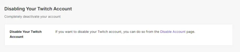 Twitch Hesap Silme