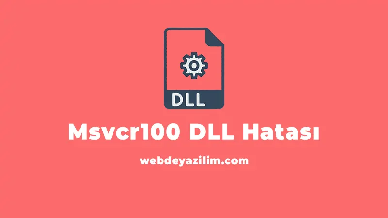 Msvcr100 Dll Hatası