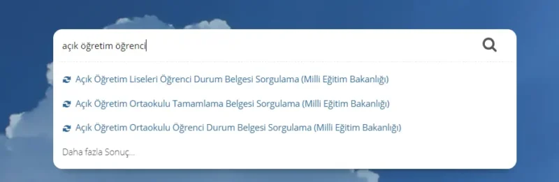 Açık Lise Öğrenci Okul Numarası Öğrenme