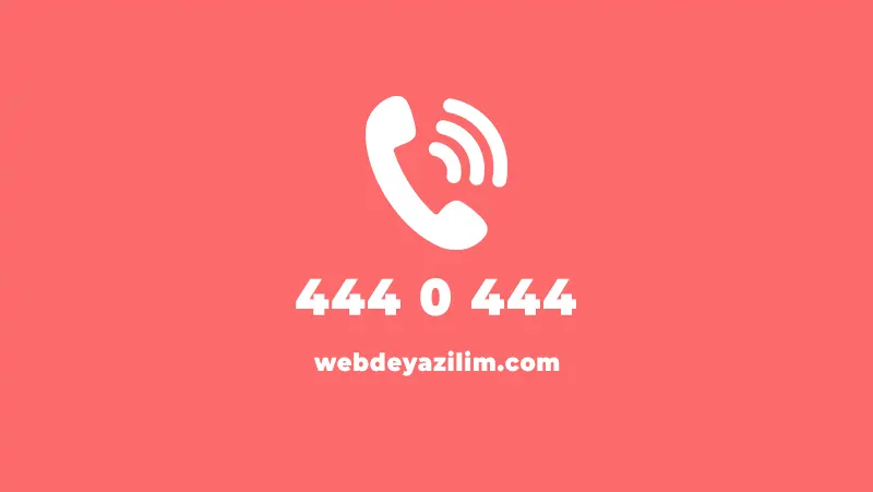4440444 Kimin Numarası? 444 04 44 & 444 0 444