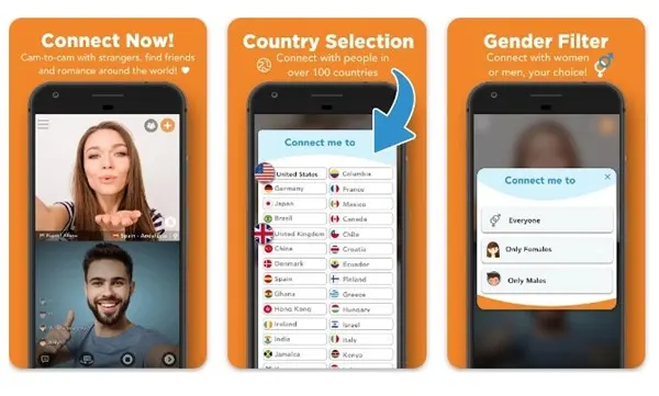 Camsurf Rastgele Sohbet Uygulaması