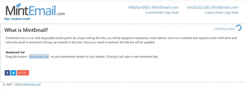 MintEmail Sahte E-Posta