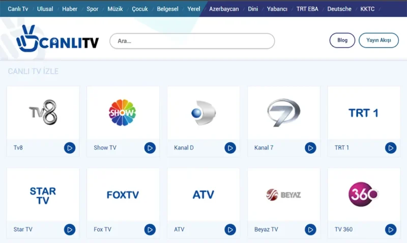 Canlı TV İzleme programı