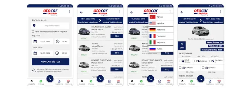 Otocar Rental - Araç Kiralama