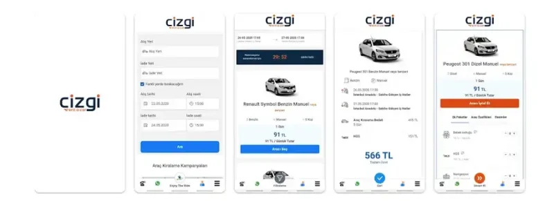 Cizgi Rent A Car - Araç Kirala