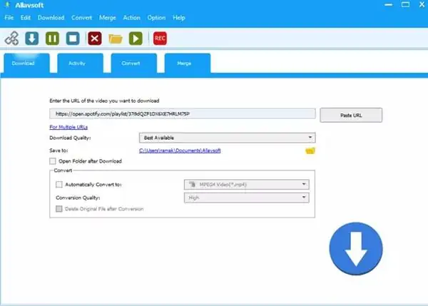 Allavsoft Video and Music Downloader Windows 11 Video İndirme Programı