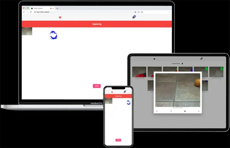 telefonu güvenlik kamerasına çeviren uygulama ve site görüntüsü