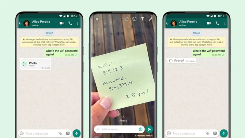 WhatsApp tek seferlik fotoğrafı tekrar açmak mümkün mü?