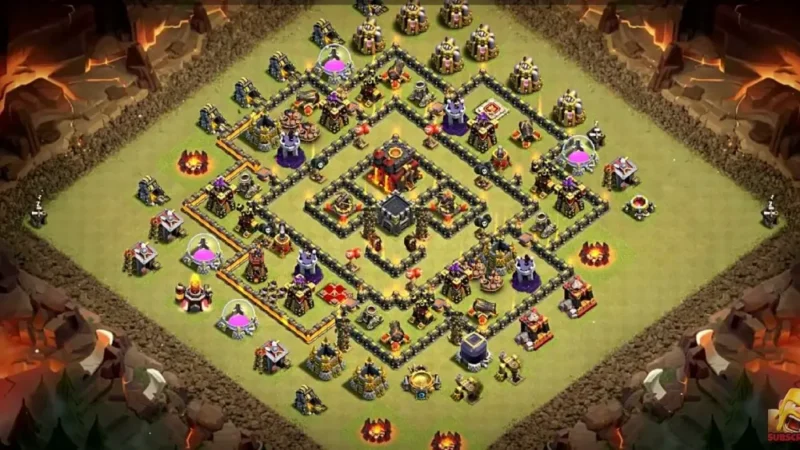 Clash of Clans 10. Seviye Köy Düzeni