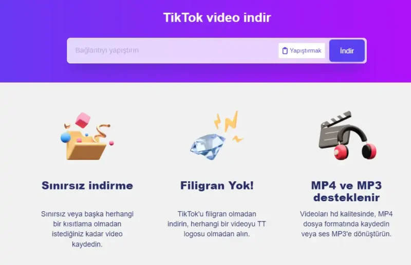 SSSTikTok: Ücretsiz Tiktok Video İndirme Servisi
