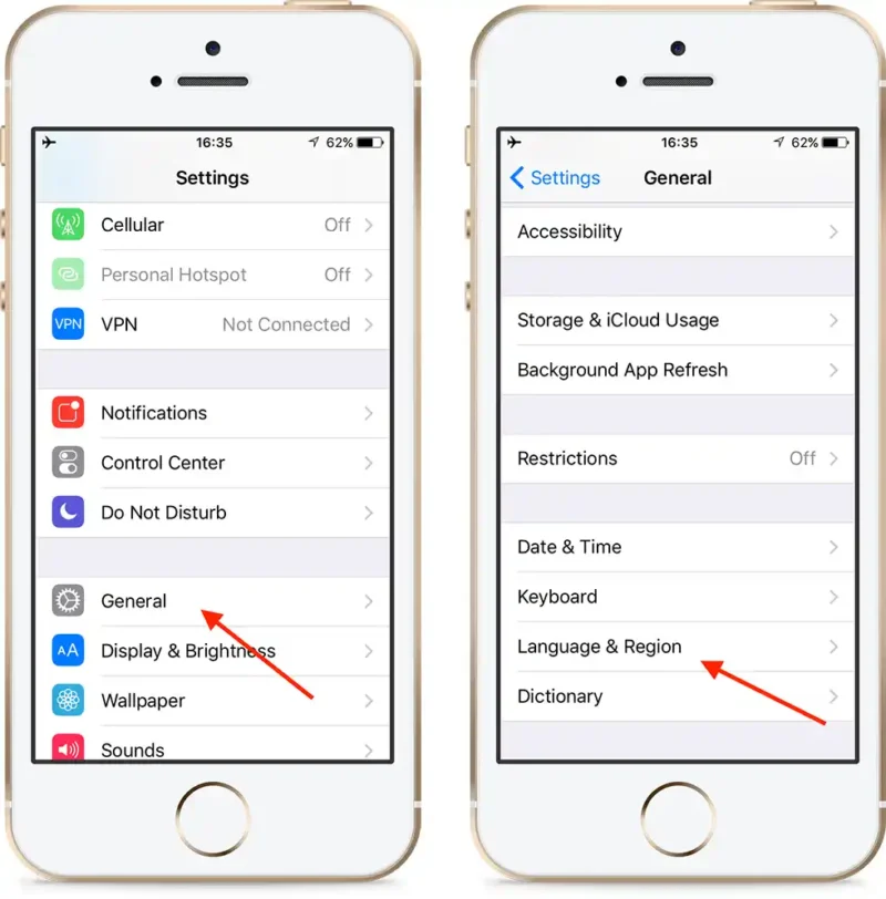 iPhone Dil ve Bölge Para Nedir?