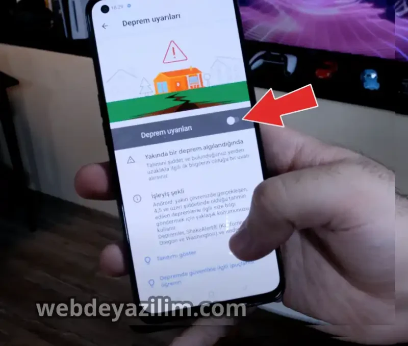 Google'ın Android deprem uyarı sistemi nasıl açılır?