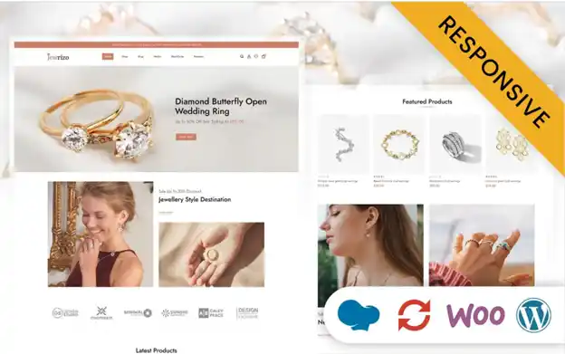 E-Ticaret için en iyi wordpress WooCommerce tema önerileri | altın, mücevher ve takı gibi ürünleri satmak için wordpress e-ticaret teması