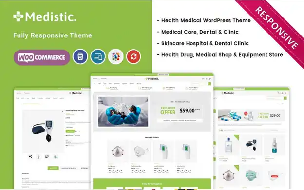 E-Ticaret için en iyi wordpress WooCommerce tema önerileri | medikal, tıp, ilaç, kimya, özel hastane için wordpress eticaret teması