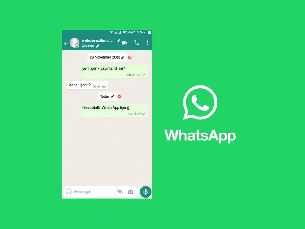 Yeni Trend Fakedetail WhatsApp Nedir? Nasıl Kullanılır?