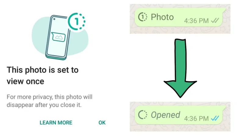 WhatsApp tek seferlik fotoğrafı tekrar açmak mümkün mü?