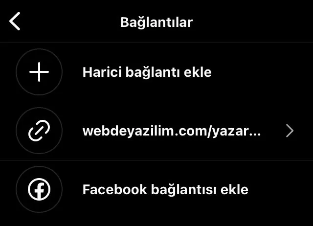 Instagram biyografiye birden fazla link ekleme 🔗