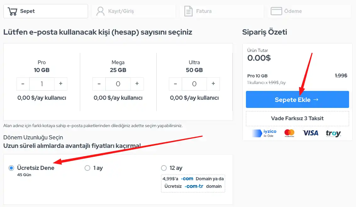 Uzman Posta ile kurumsal E-Posta Hesabı Açma