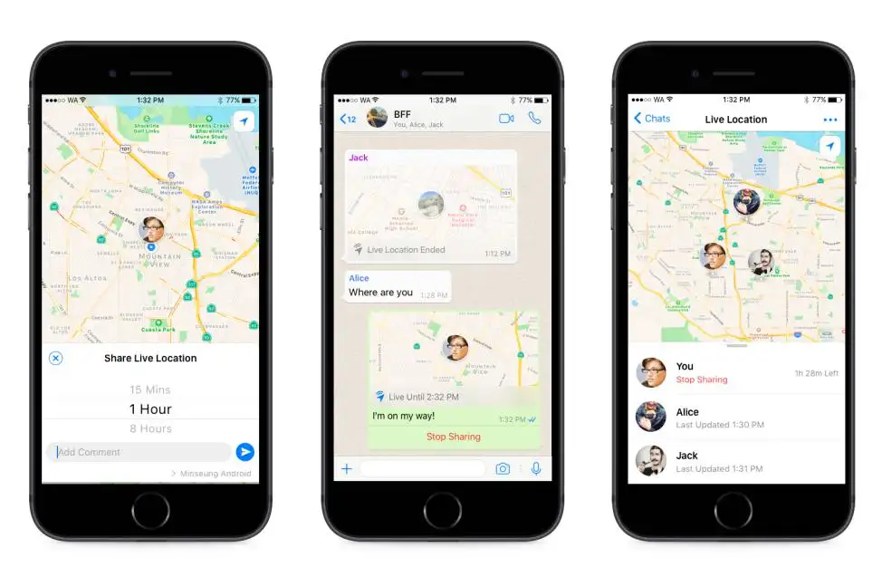 WhatsApp Konum İngilizce - WhatsApp Bilgi Arşivi