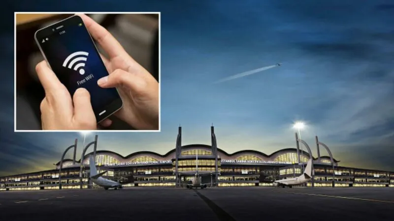 Sabiha Gökçen Havalimanı'nda Sınırsız Ücretsiz Wi-Fi Dönemi Başladı
